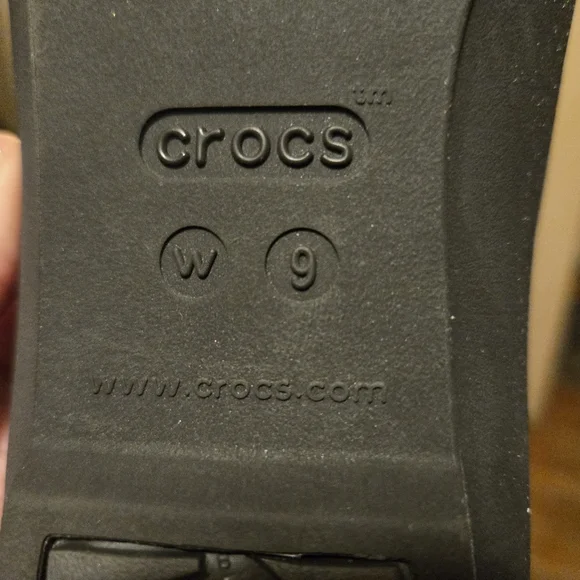 CROCS Women's Elegant Dark Gray Loafers - Picture 5 of 6